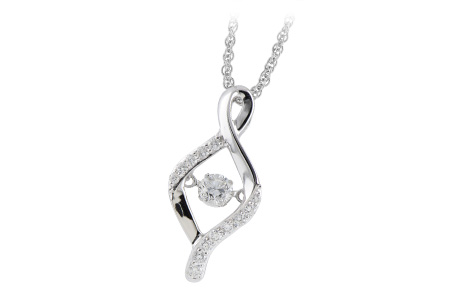 A234-29553: NECKLACE .33 TW