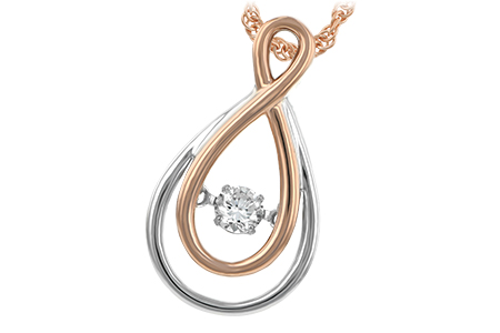 A234-33244: NECKLACE .14 TW
