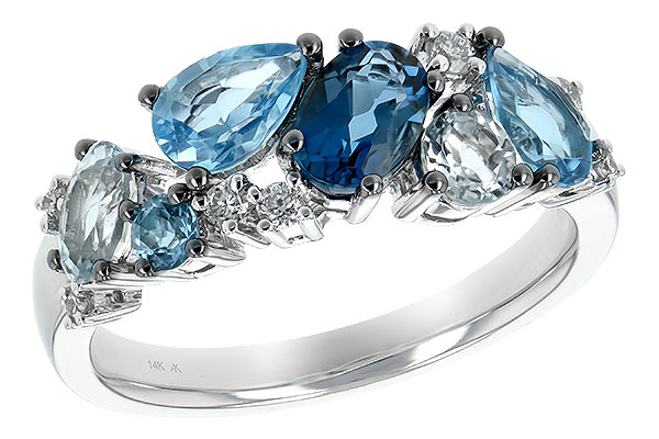 A235-18726: LDS RG 2.05 BLUE TOPAZ 2.16 TGW