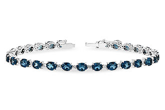 A235-20471: BRACELET 8.97 LONDON BLUE TPZ 9.55 TGW