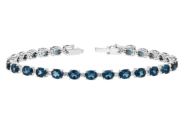 A235-20471: BRACELET 8.97 LONDON BLUE TPZ 9.55 TGW