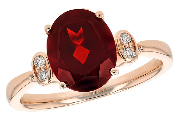 A236-16908: LDS RG 2.90 GARNET 2.96 TGW (10x8MM GAR)