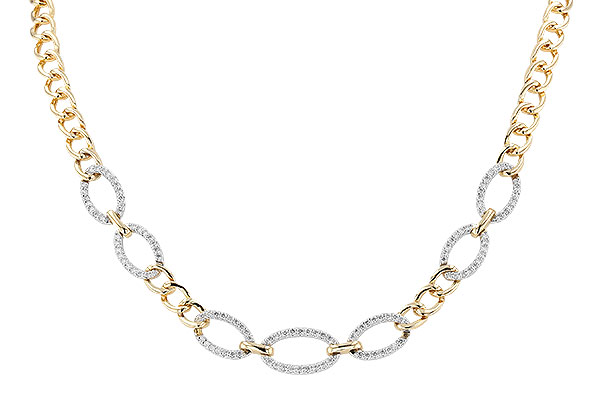 A319-75044: NECKLACE 1.12 TW (17")(INCLUDES BAR LINKS)
