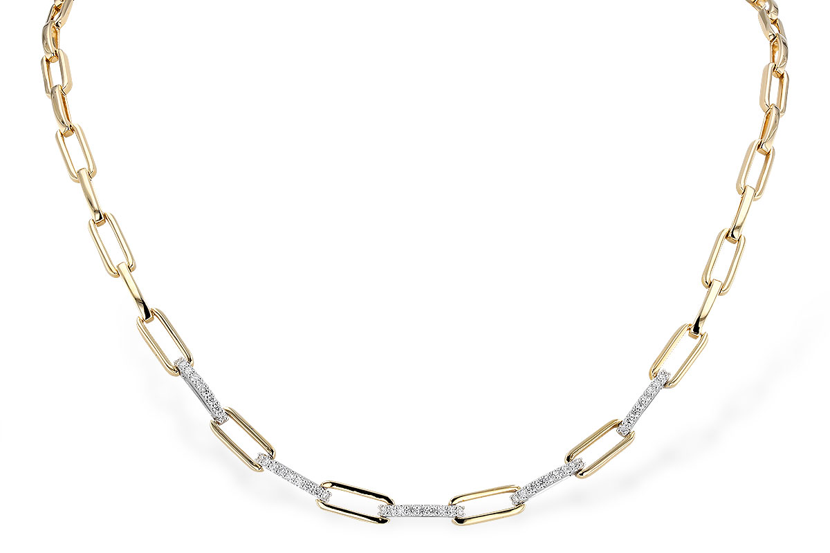 A319-76826: NECKLACE .50 TW