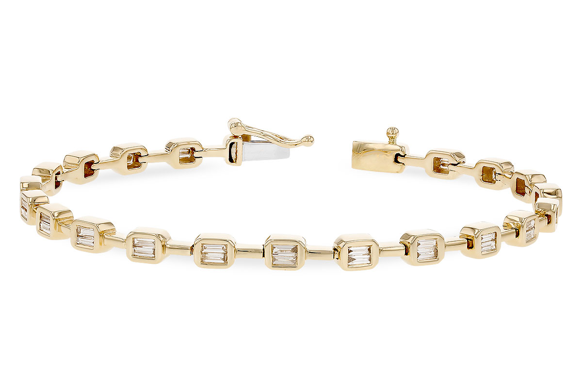 A319-77771: BRACELET .90 TW BAGUETTE