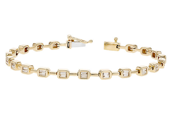 A319-77771: BRACELET .90 TW BAGUETTE