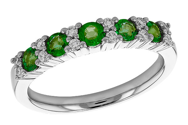 A319-80526: LDS WED RG .55 EMERALD .72 TGW