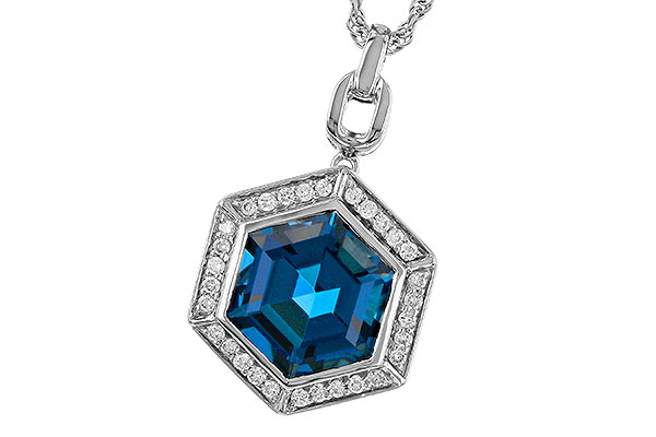 A320-65962: NECK 3.40 LONDON BLUE TOPAZ 3.55 TGW (9MM LBT)