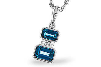 A320-65971: NECK .95 TW LONDON BLUE TOPAZ .98 TGW