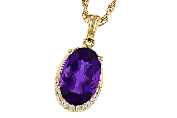 A320-72280: NECKLACE 2.70 AMETHYST 2.76 TGW (12x8MM OV)