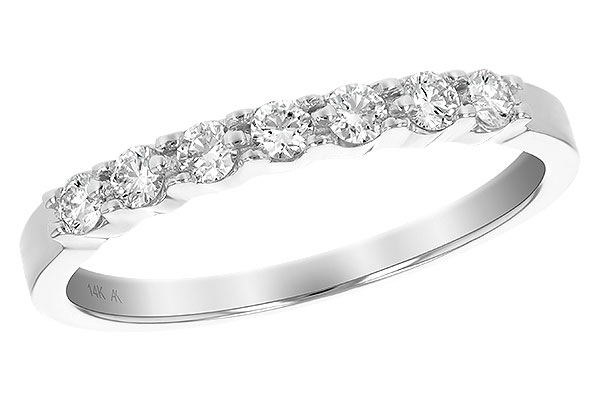 B138-87808: LDS DIA WED RG .25 TW (7 STONES)