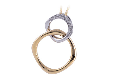 B230-65944: NECKLACE .14 TW