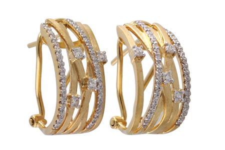 B231-55044: EARRINGS .41 TW