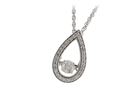 B232-53253: NECKLACE .38 TW