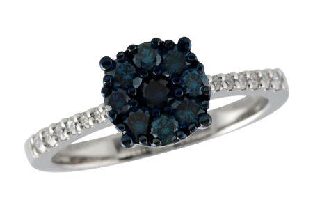 B232-54171: LDS DIA RG .45 BLUE DIA .58 TW