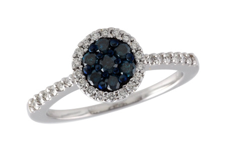 B233-41389: LDS DIA RG .24 BLUE DIAS .48 TW