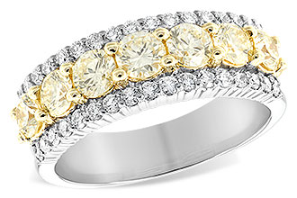 B234-30535: LDS DIA WED RG 1.20 YELLOW DIA 1.64 TW