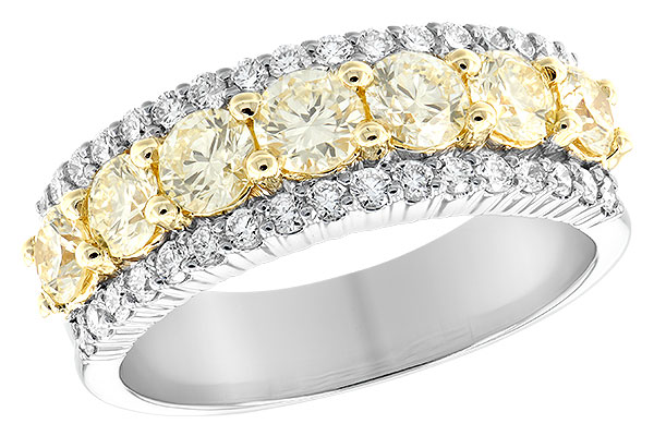 B234-30535: LDS DIA WED RG 1.20 YELLOW DIA 1.64 TW