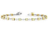B234-33271: BRACELET 2.80 YELLOW DIA 4.01 TW