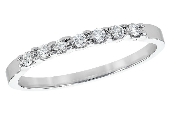 B235-24171: LDS DIA WED RG .12 TW (7 STONES)