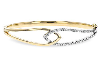 B235-25989: BANGLE BRACELET .50 TW