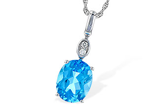B236-16908: NECK 2.84 BLUE TOPAZ 2.87 TGW (10x8MM BT)