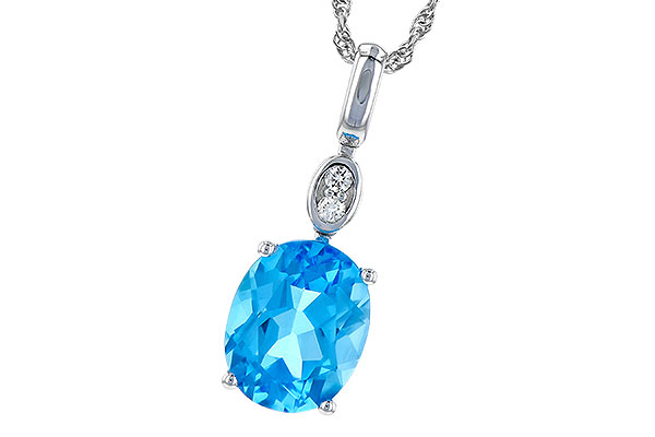 B236-16908: NECK 2.84 BLUE TOPAZ 2.87 TGW (10x8MM BT)