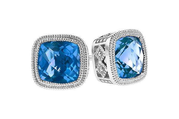 B318-83189: EARR 2.20 TW BLUE TOPAZ
