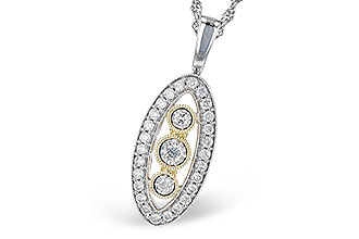 B318-83262: NECKLACE .34 TW