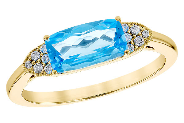B319-73189: LDS RG 1.44 BLUE TOPAZ 1.52 TGW