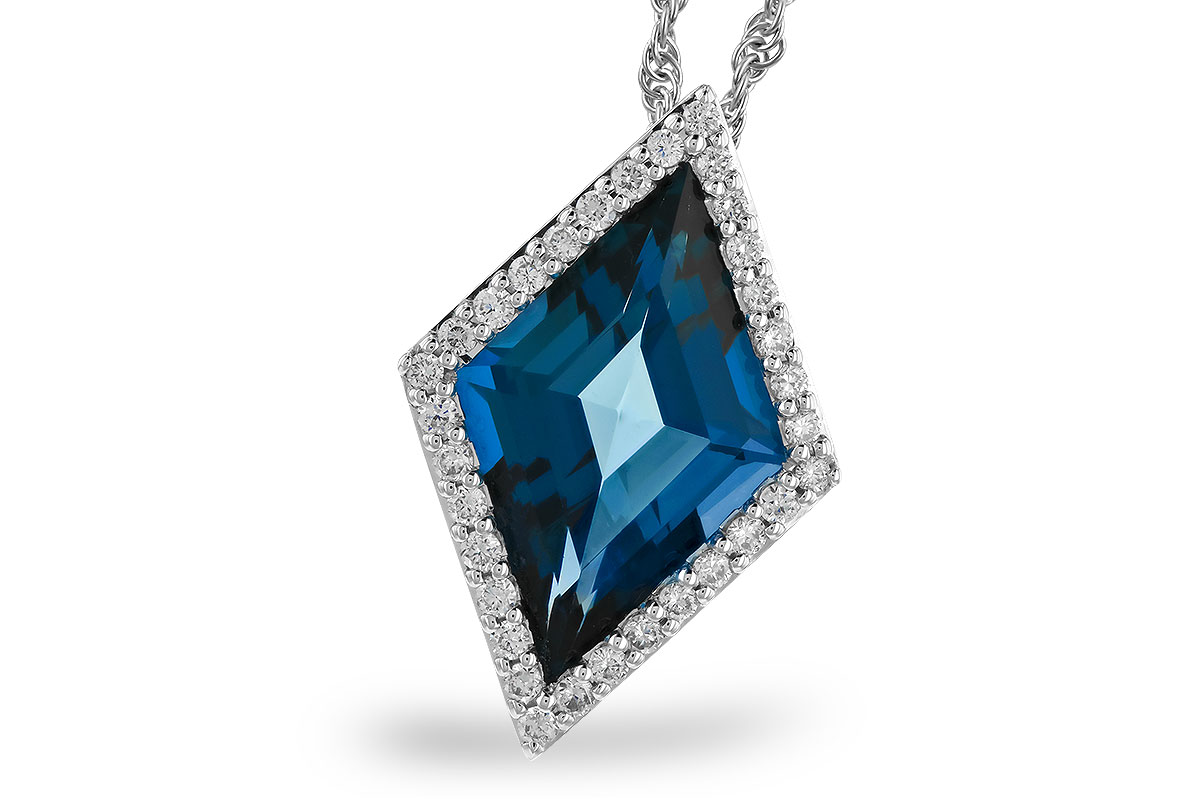 B319-79617: NECK 3.04 LONDON BLUE TOPAZ 3.20 TGW