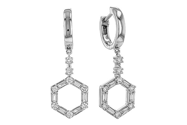 B320-65026: EARRINGS .23 BAG .60 TW