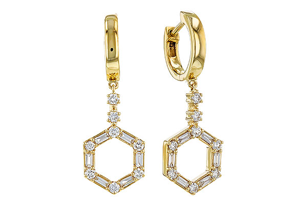 B320-65026: EARRINGS .23 BAG .60 TW