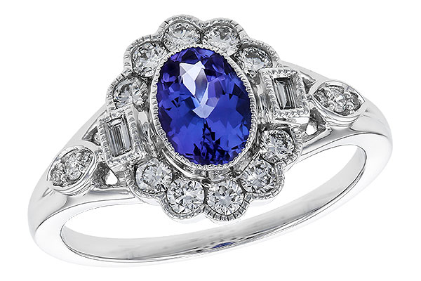 B320-65062: LDS RG .80 TANZANITE 1.20 TGW (7x5MM OV)