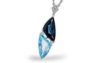 B320-65962: NECK 6.87 BLUE TOPAZ 6.97 TGW