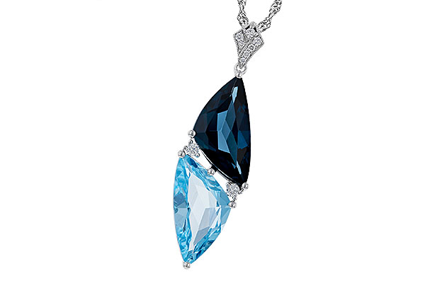 B320-65962: NECK 6.87 BLUE TOPAZ 6.97 TGW