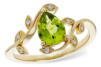 B320-65980: LDS RG 1.16 PERIDOT 1.22 TGW (8x6MM PER)