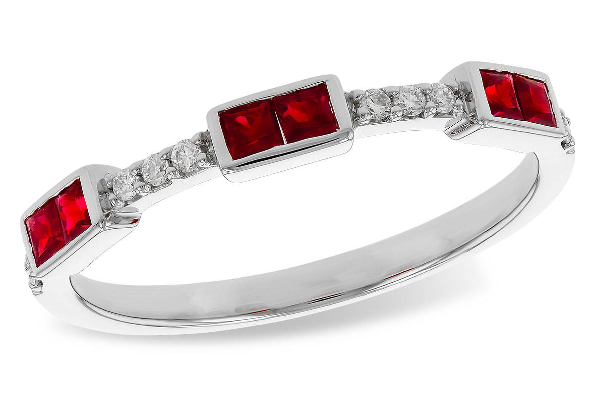 B320-68644: LDS WED RG .34 RUBY .41 TGW