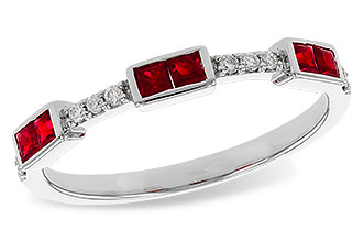 B320-68644: LDS WED RG .34 RUBY .41 TGW