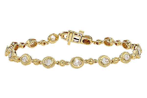 B320-71444: BRACELET 1.25 TW OVAL DIAS (7")