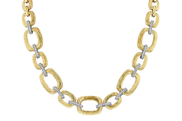 C052-45989: NECKLACE .48 TW (17 INCHES)
