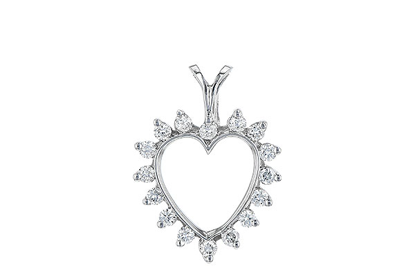 C052-48717: HEART PENDANT .23 TW