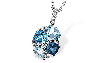 C235-19553: NECK 2.60 BLUE TOPAZ 2.70 TGW
