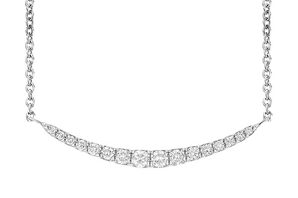 C236-14180: NECKLACE .20 TW (16 STONES)