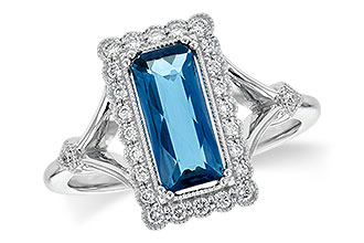 C236-15080: LDS RG 1.58 LONDON BLUE TOPAZ 1.75 TGW