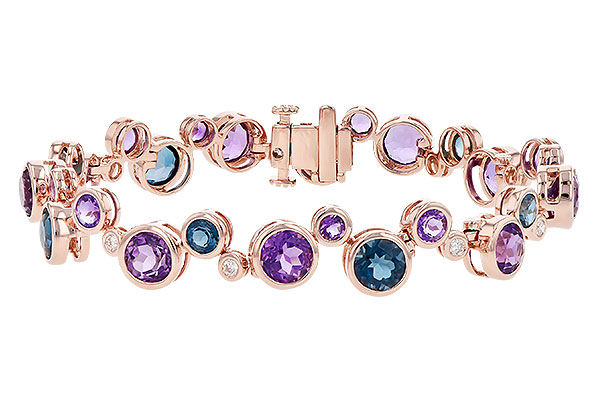 C318-88662: BRACELET 13.90 SEMI-PREC 14.20 TGW
