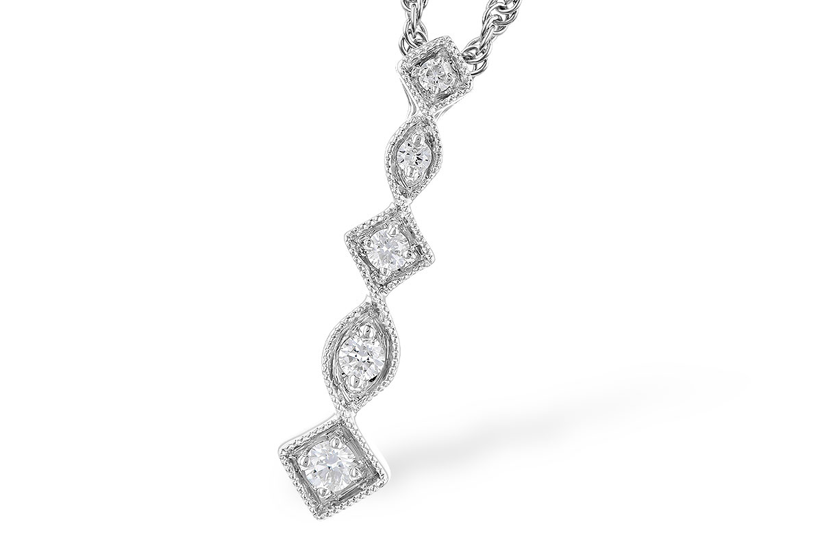 C318-89589: NECKLACE .10 TW