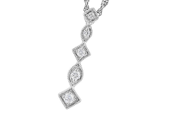 C318-89589: NECKLACE .10 TW