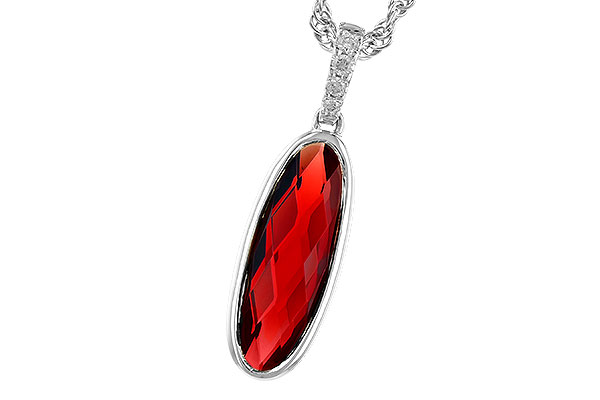 C318-90462: NECK 2.02 GARNET 2.05 TGW