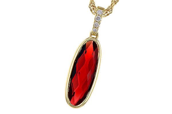 C318-90462: NECK 2.02 GARNET 2.05 TGW